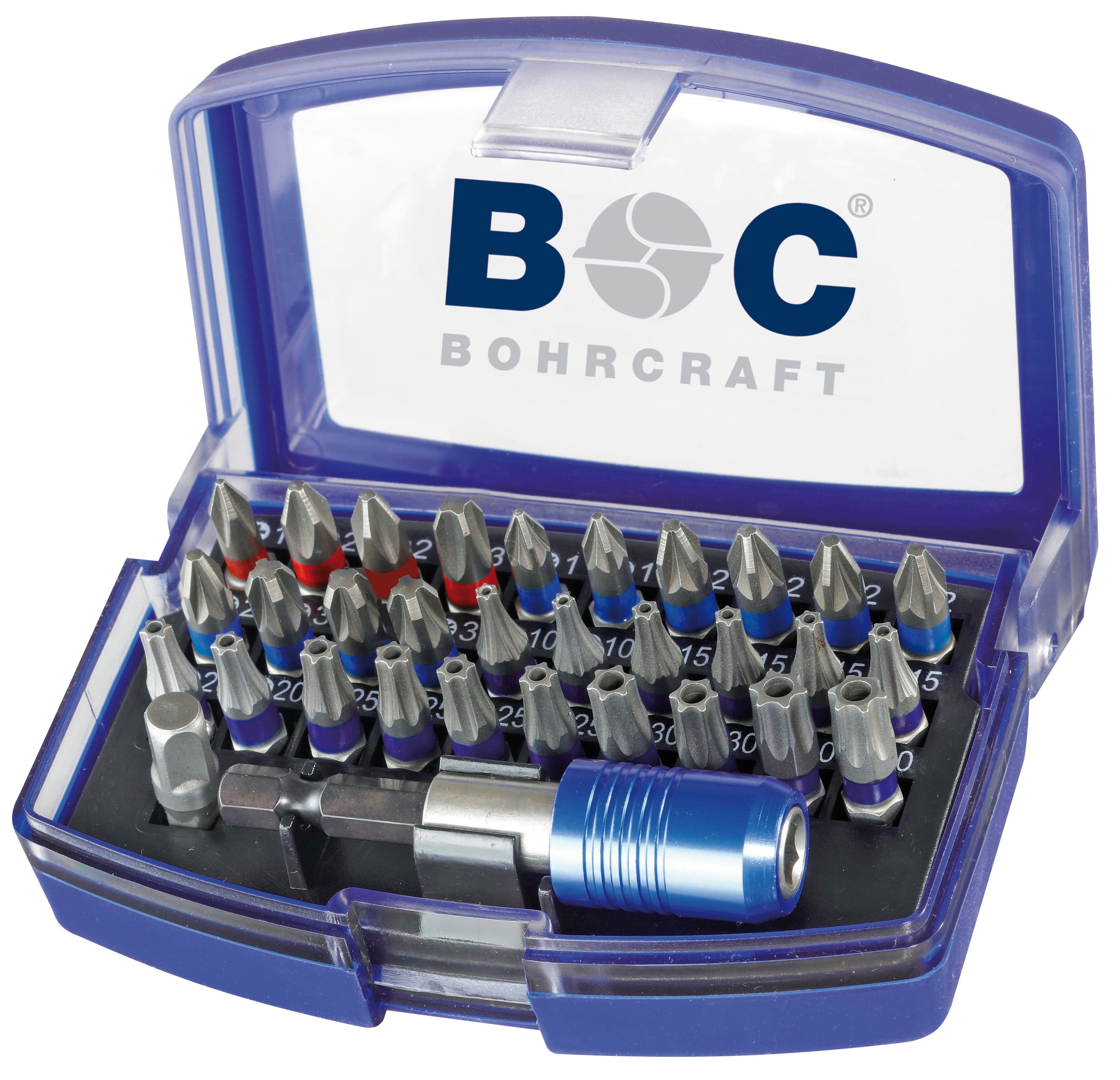 1/4" Bit Satz, 32-tlg. Bohrcraft