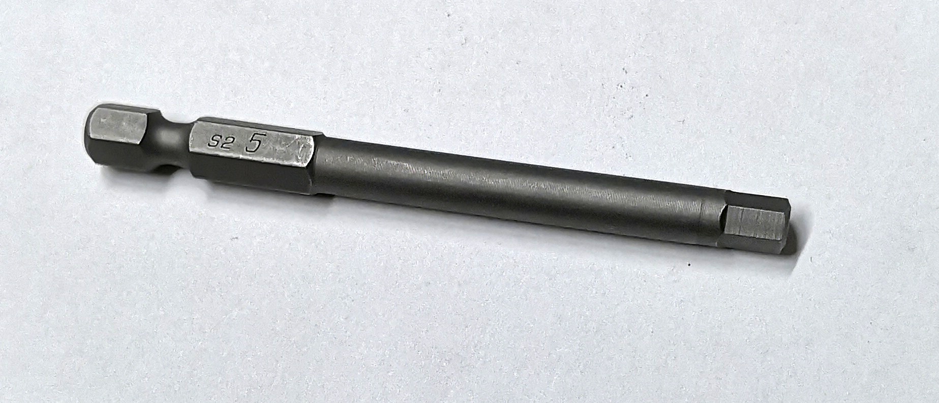 1/4" Bit Innensechskant Sw 5 mit Bohrung, 75mm lang