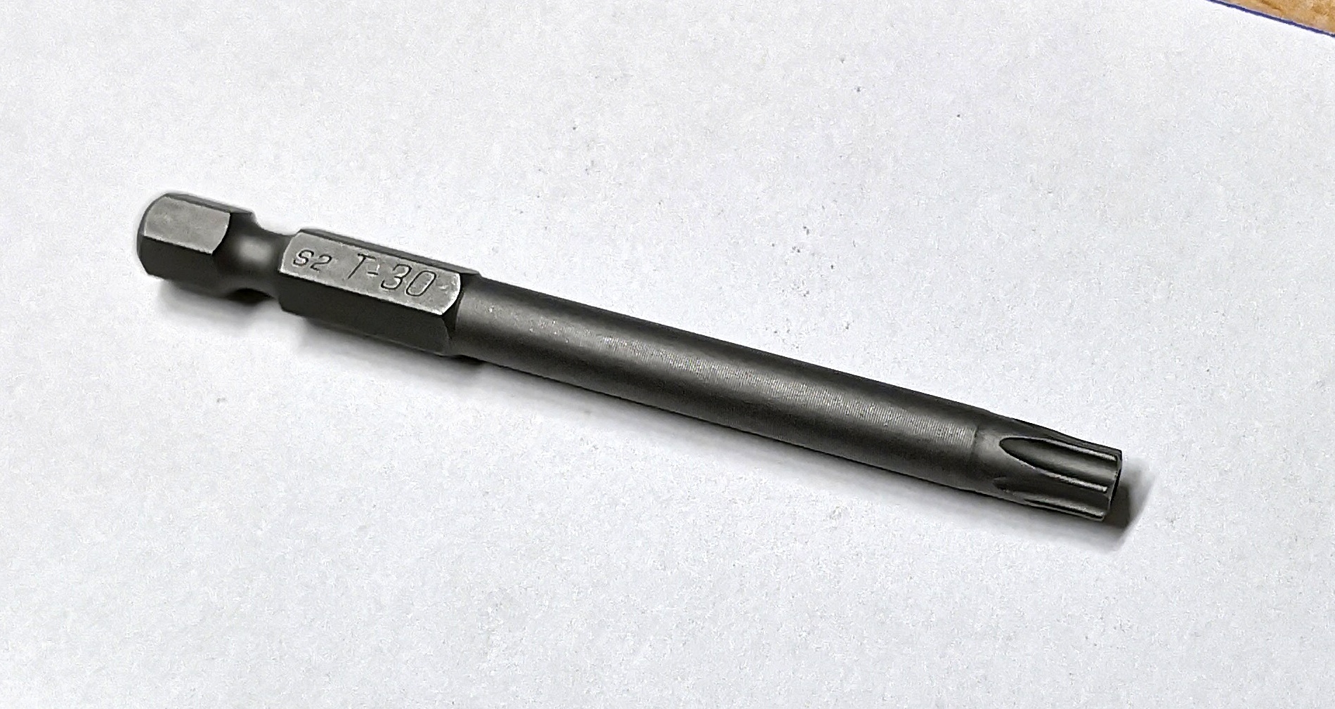 1/4" Bit Innensechsrund (Torx®) T30 mit Bohrung, 75mm lang